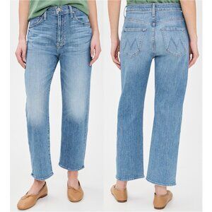 MOTHER The Ditcher Zip Crop Jeans Size 31 NWT